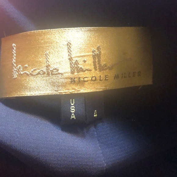 Nicole Miller Carter Snake Sequin Pencil Skirt - Picture 7 of 8